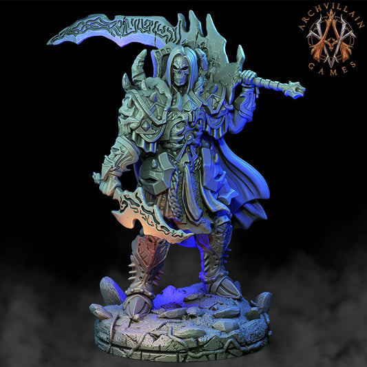 3D Printed Archvillain Games The Deathknight Order Wulgreth the Undead General 28 32mm D&D - 3D Printing Boss 