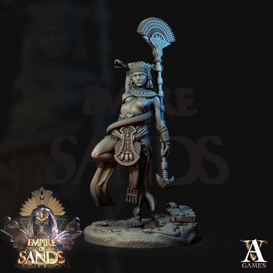 3D Printed Archvillain Games The Empire of Sands - Anphotep 28mm 32mm D&D - 3D Printing Boss 