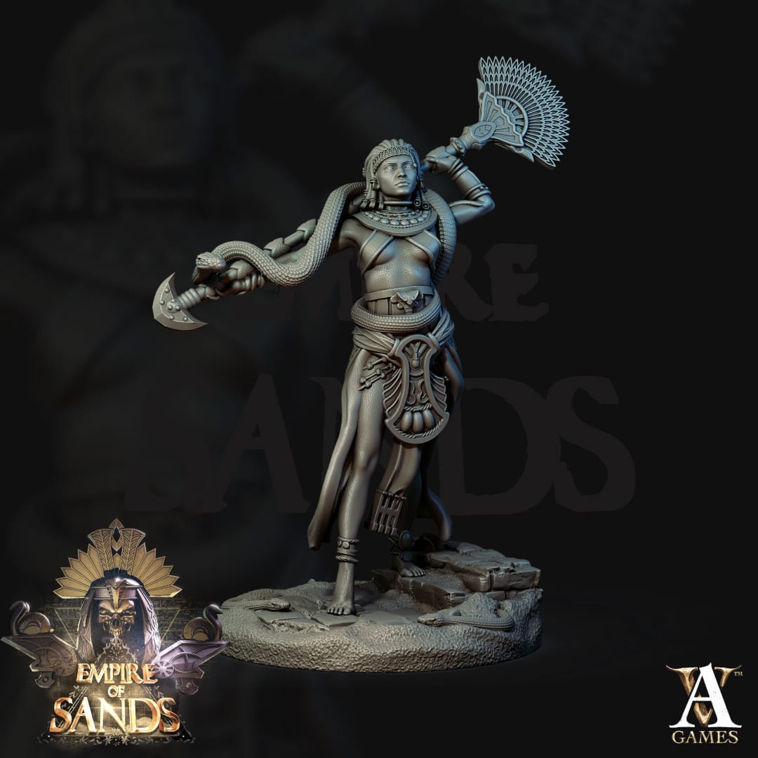 3D Printed Archvillain Games The Empire of Sands - Anphotep 28mm 32mm D&D - 3D Printing Boss 