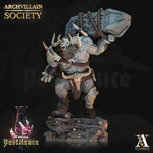 3D Printed Archvillain Games Theron the Vicious Archvillain Society Vol. XXIII 28 32mm D&D - 3D Printing Boss 