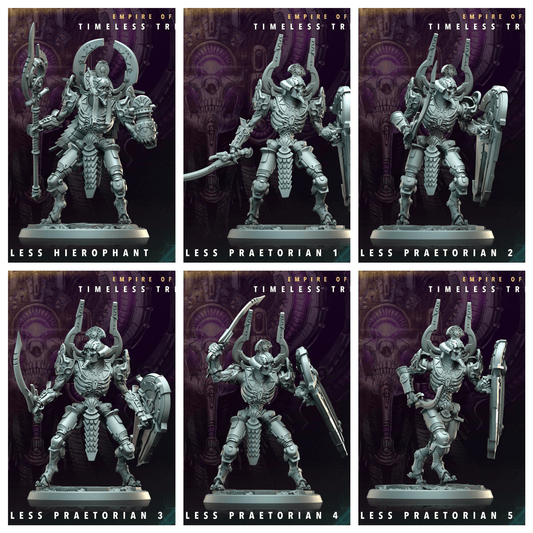 3D Printed Archvillain Games Timeless Hierophant Praetorians Empire of Stars Timeless Trinity 28 32mm D&D - 3D Printing Boss 