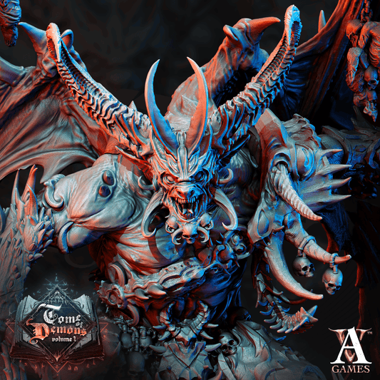 3D Printed Archvillain Games Tome of Demons Vol. 1 - Armaros Chaos Incarnate 28mm 32mm D&D - 3D Printing Boss 