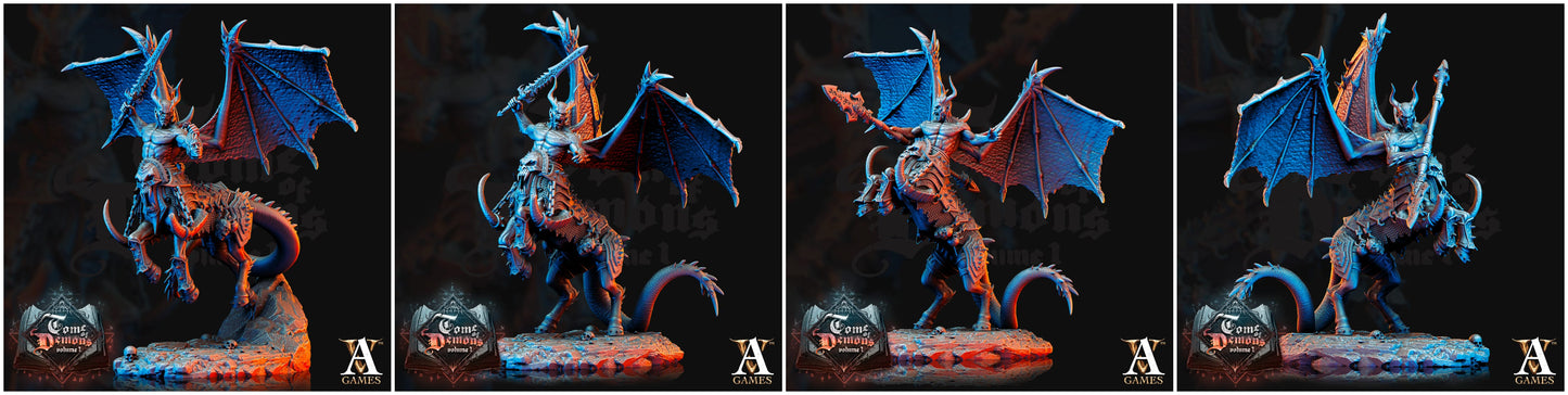 3D Printed Archvillain Games Tome of Demons Vol. 1 - Decataurs 28mm 32mm D&D - 3D Printing Boss 