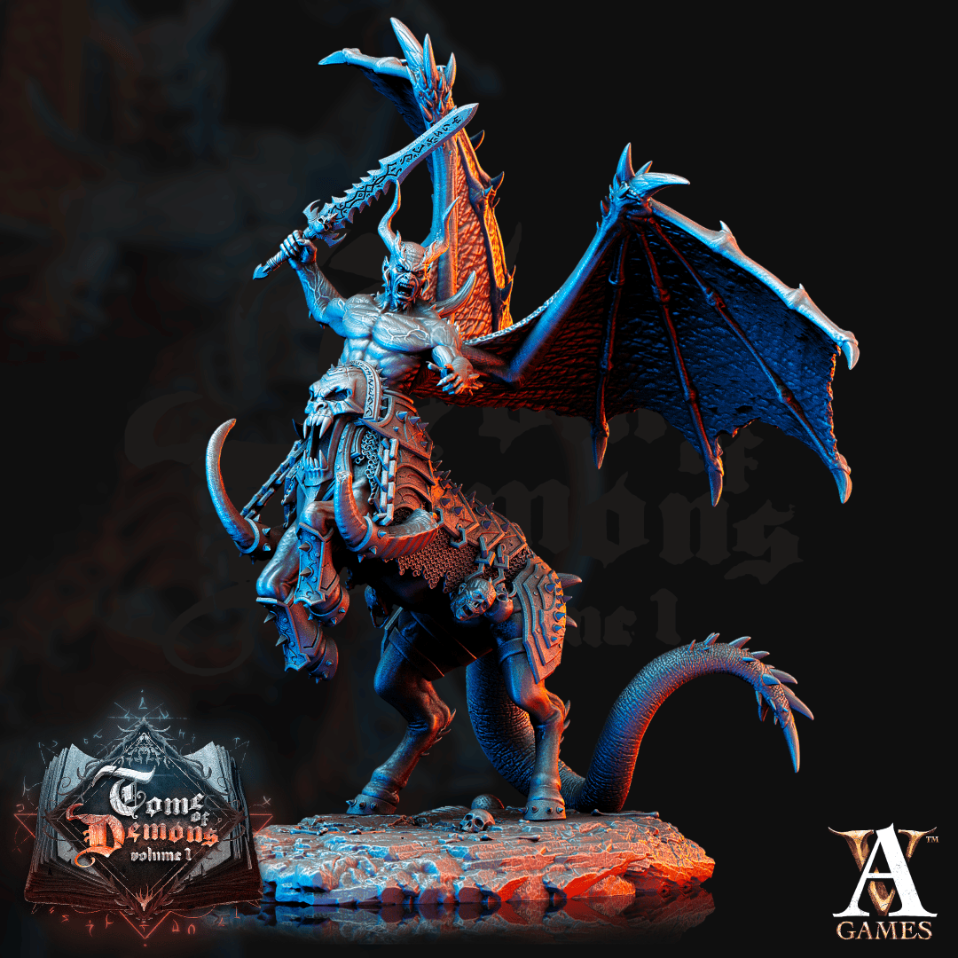 3D Printed Archvillain Games Tome of Demons Vol. 1 - Decataurs 28mm 32mm D&D - 3D Printing Boss 