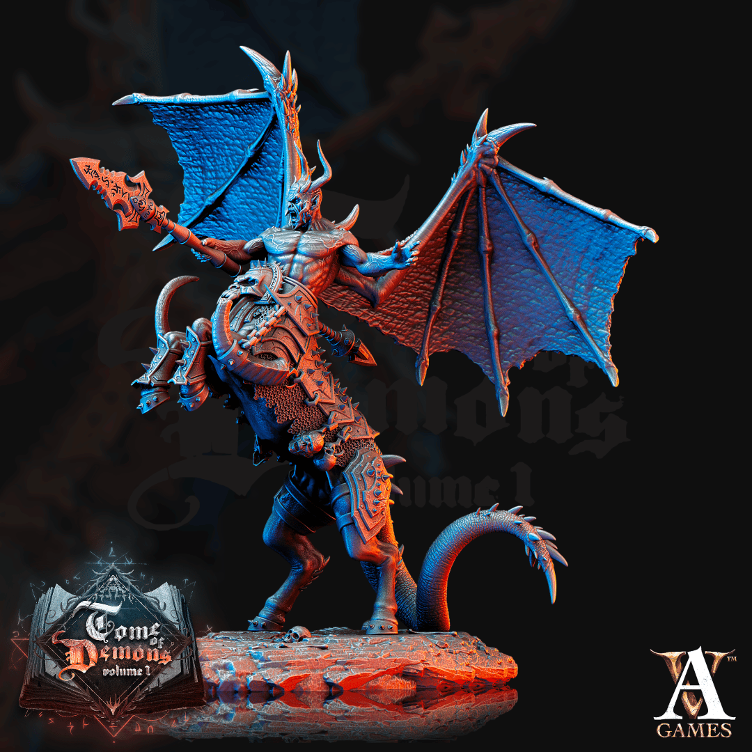 3D Printed Archvillain Games Tome of Demons Vol. 1 - Decataurs 28mm 32mm D&D - 3D Printing Boss 