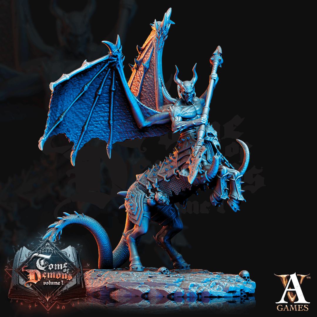 3D Printed Archvillain Games Tome of Demons Vol. 1 - Decataurs 28mm 32mm D&D - 3D Printing Boss 