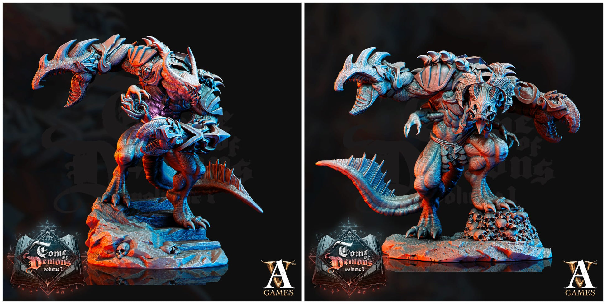 3D Printed Archvillain Games Tome of Demons Vol. 1 - Kabeiroth 28mm 32mm D&D - 3D Printing Boss 