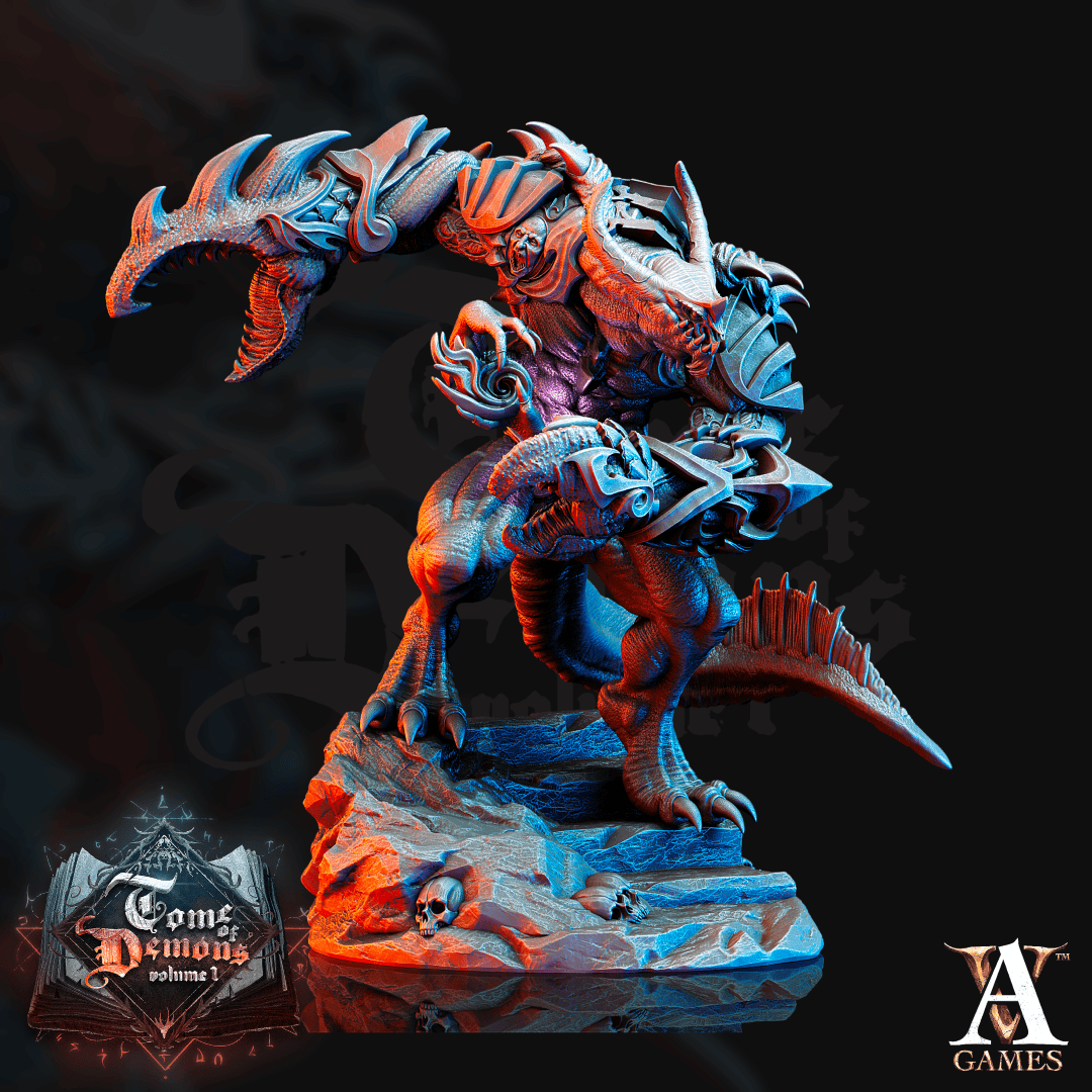 3D Printed Archvillain Games Tome of Demons Vol. 1 - Kabeiroth 28mm 32mm D&D - 3D Printing Boss 
