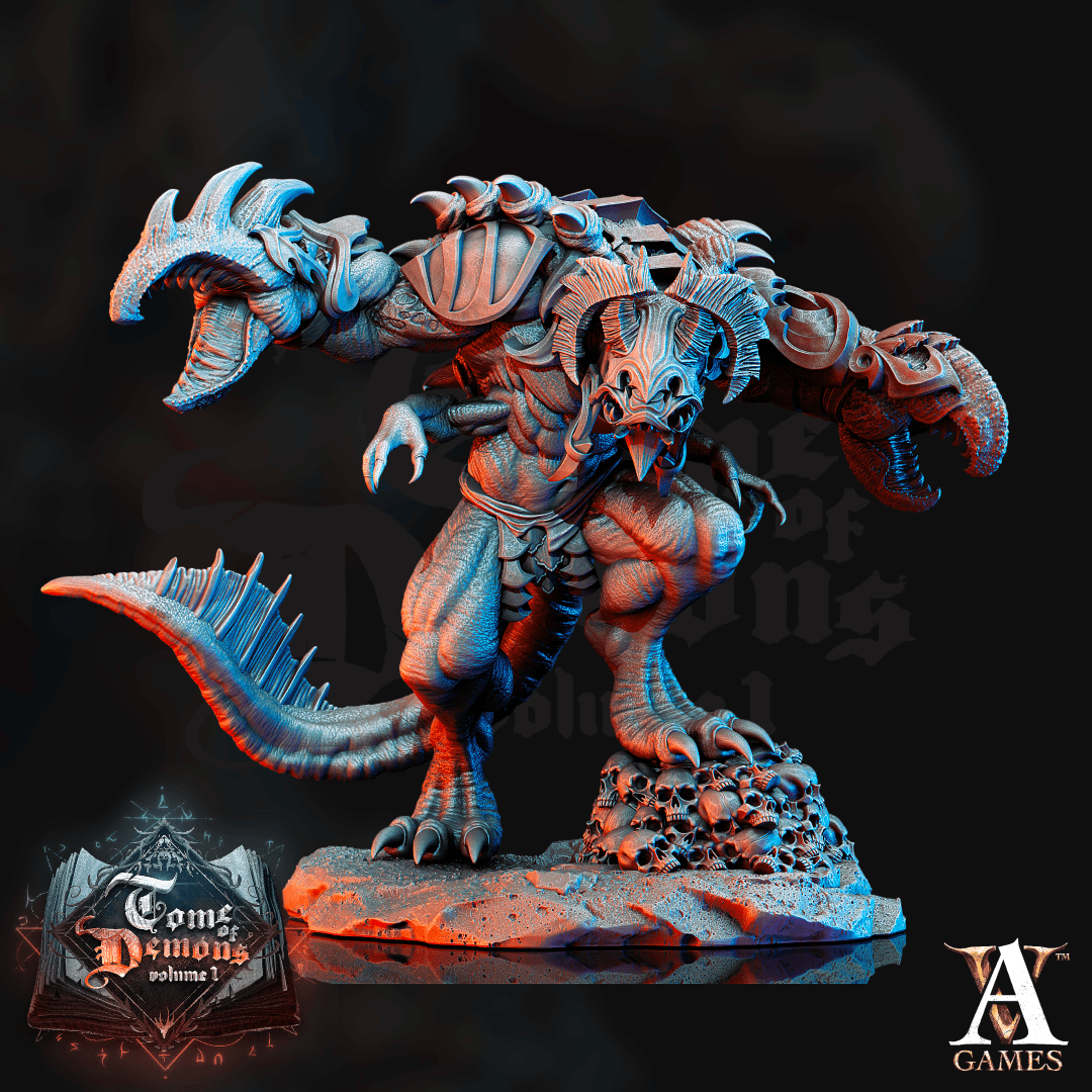 3D Printed Archvillain Games Tome of Demons Vol. 1 - Kabeiroth 28mm 32mm D&D - 3D Printing Boss 