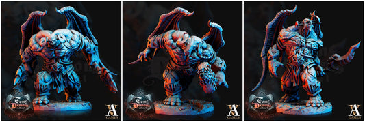 3D Printed Archvillain Games Tome of Demons Vol. 1 - Outworld Crushers 28mm 32mm D&D - 3D Printing Boss 