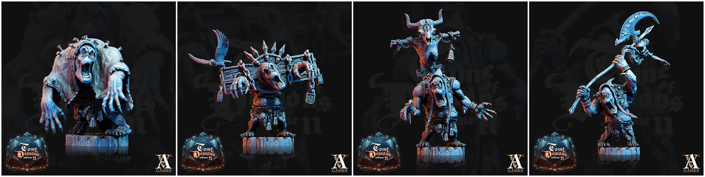3D Printed Archvillain Games Tome of Demons Vol. II - Bodach 28mm 32mm D&D - 3D Printing Boss 