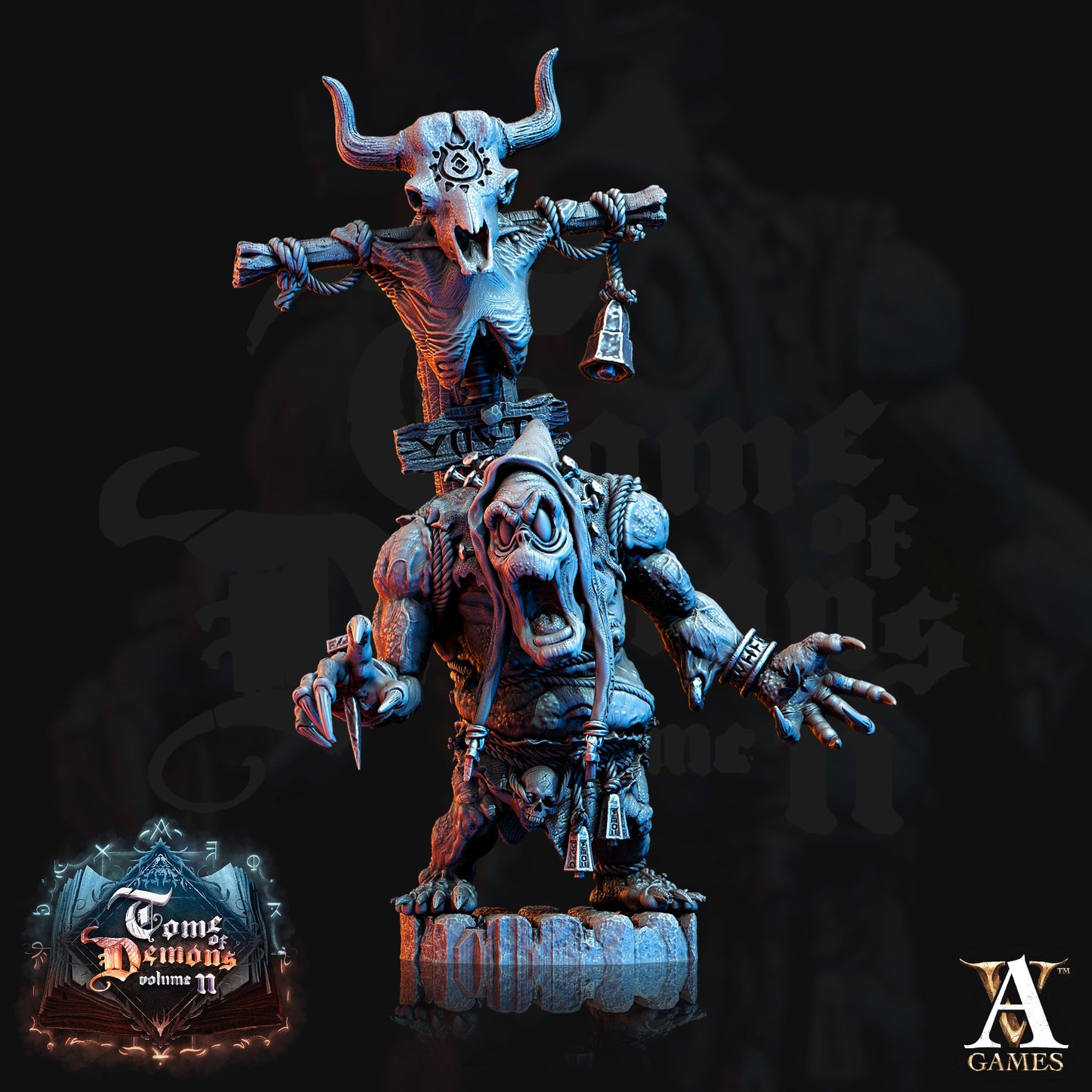 3D Printed Archvillain Games Tome of Demons Vol. II - Bodach 28mm 32mm D&D - 3D Printing Boss 
