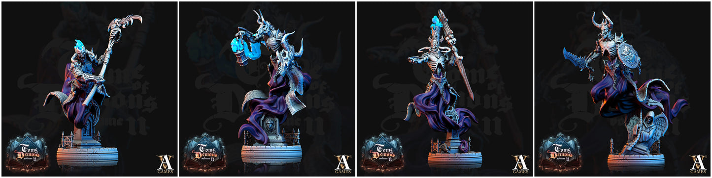 3D Printed Archvillain Games Tome of Demons Vol. II - Demonwraiths 28mm 32mm D&D - 3D Printing Boss 