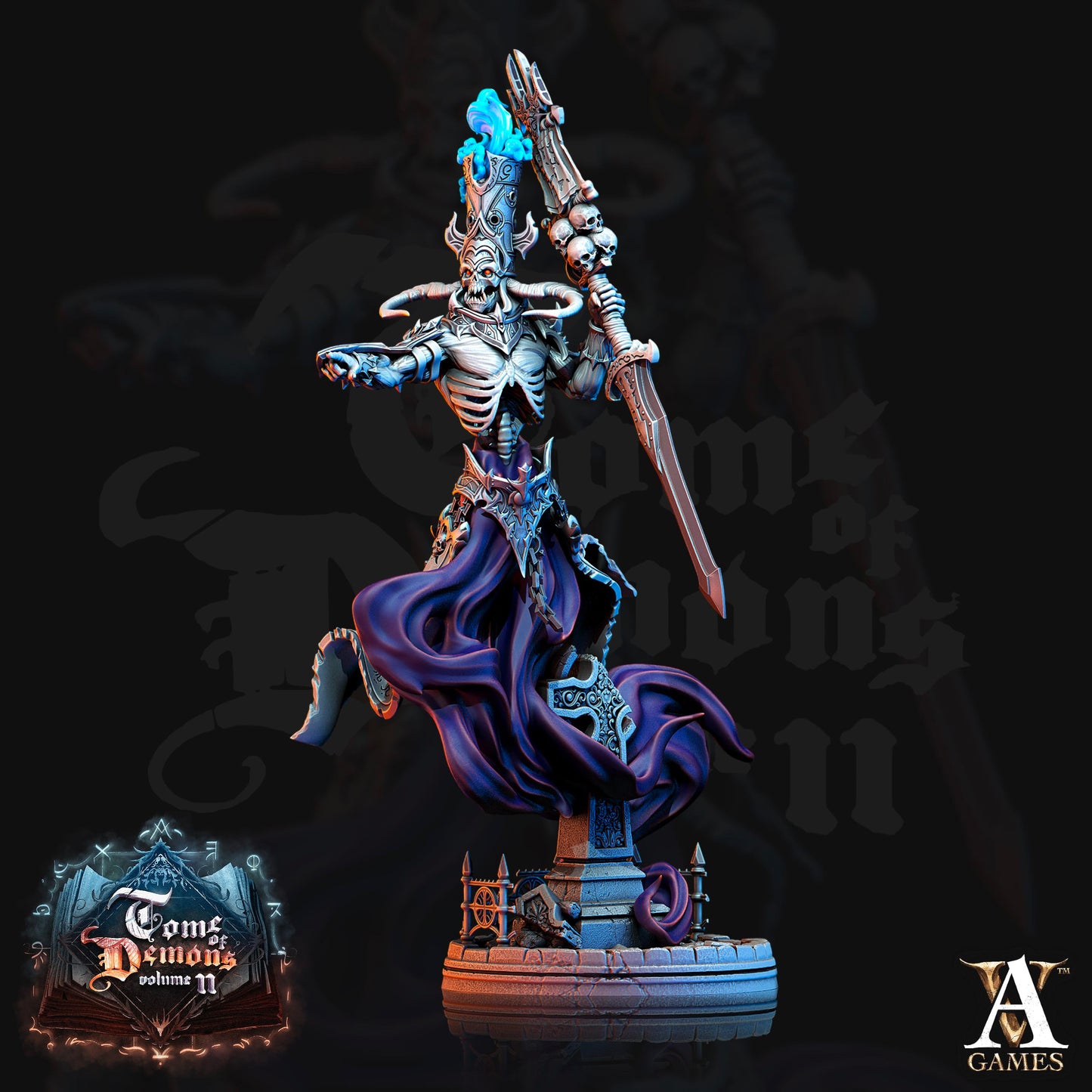 3D Printed Archvillain Games Tome of Demons Vol. II - Demonwraiths 28mm 32mm D&D - 3D Printing Boss 