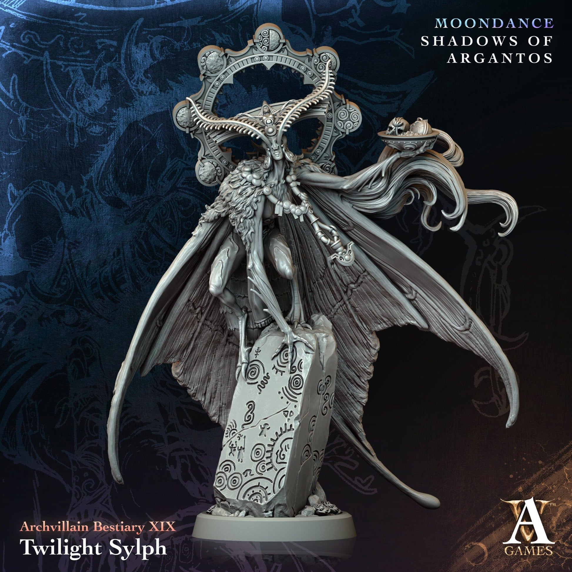 3D Printed Archvillain Games Twilight Sylph Archvillain Bestiary Vol XLV 28 32mm D&D - 3D Printing Boss 