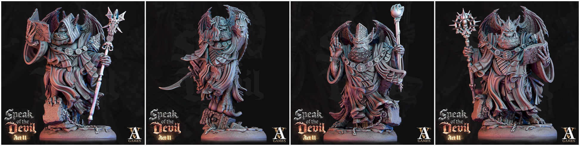 3D Printed Archvillain Games Varicite Devil Speak of the Devil Act II 28 32mm D&D - 3D Printing Boss 