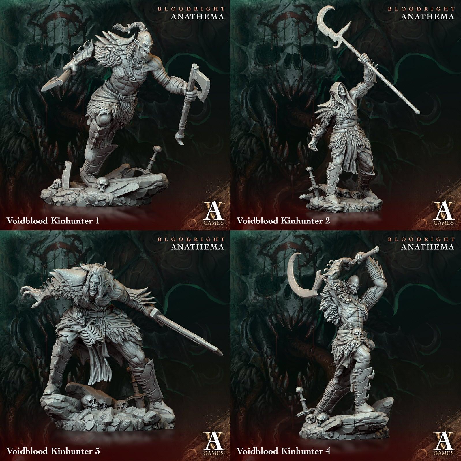 3D Printed Archvillain Games Voidblood Kinhunter Bloodright - Anathema 28 32mm D&D - 3D Printing Boss 
