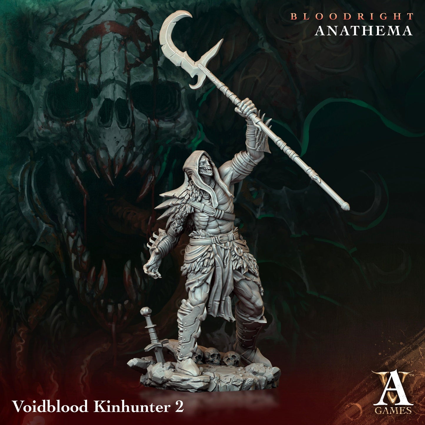 3D Printed Archvillain Games Voidblood Kinhunter Bloodright - Anathema 28 32mm D&D - 3D Printing Boss 