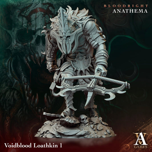 3D Printed Archvillain Games Voidblood Loathkin Bloodright - Anathema 28 32mm D&D - 3D Printing Boss 