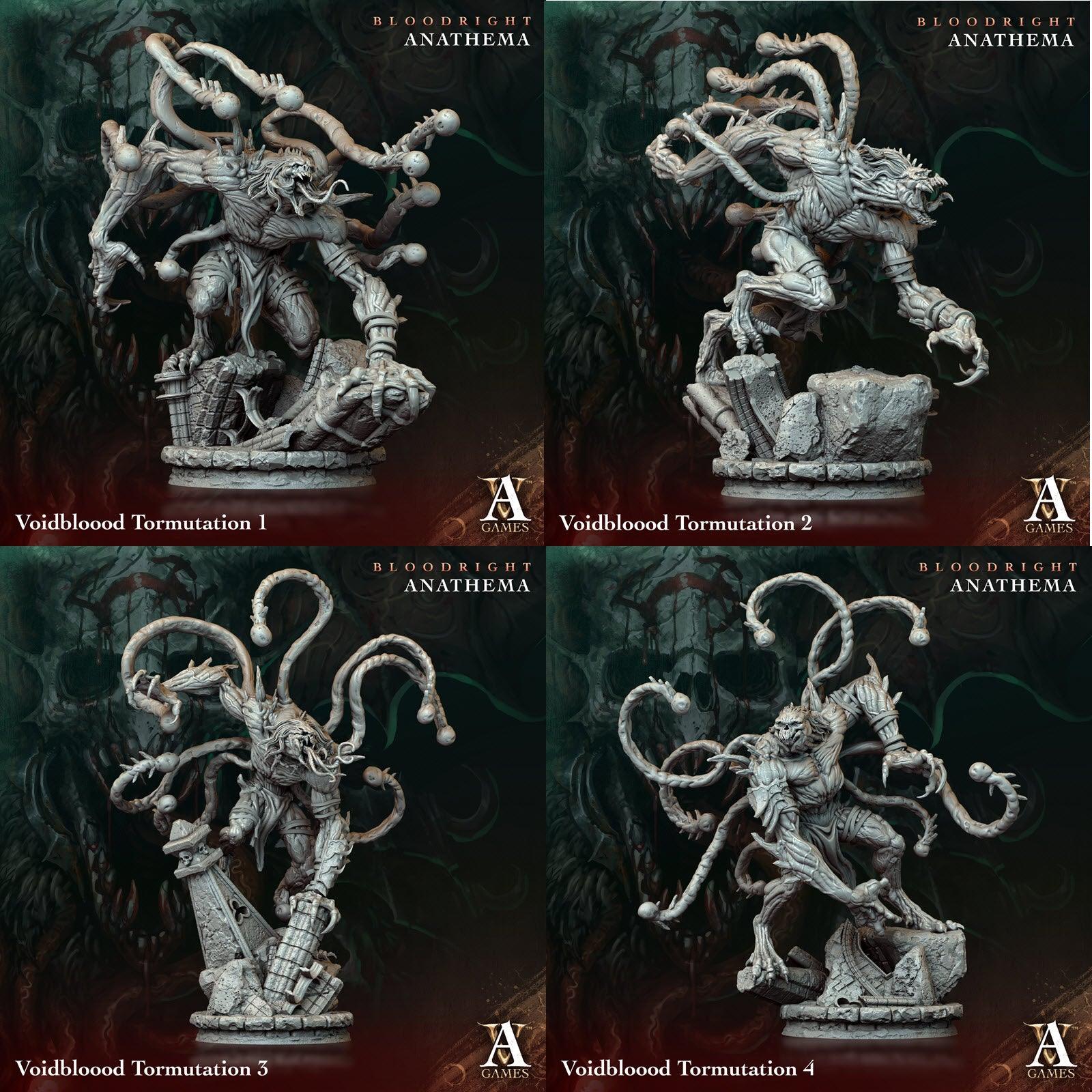 3D Printed Archvillain Games Voidbloood Tormutation Bloodright - Anathema 28 32mm D&D - 3D Printing Boss 