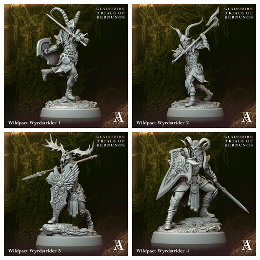 3D Printed Archvillain Games Wildpact Wyrdstrider Gladeborn - Trials of Kernunos 28 32mm D&D - 3D Printing Boss 