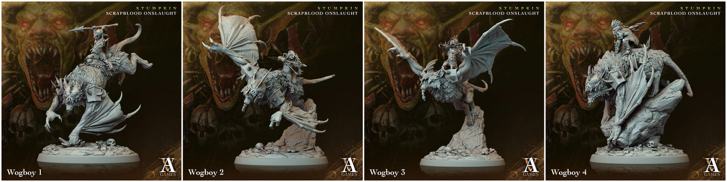 3D Printed Archvillain Games Wogboys Stumpkin Scrapblood Onslaught 28 32mm D&D - 3D Printing Boss 