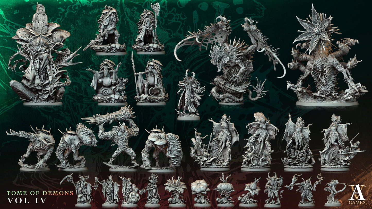 3D Printed Archvillain Games Ymircyne Tome of Demons Vol IV 28 32mm D&D - 3D Printing Boss 