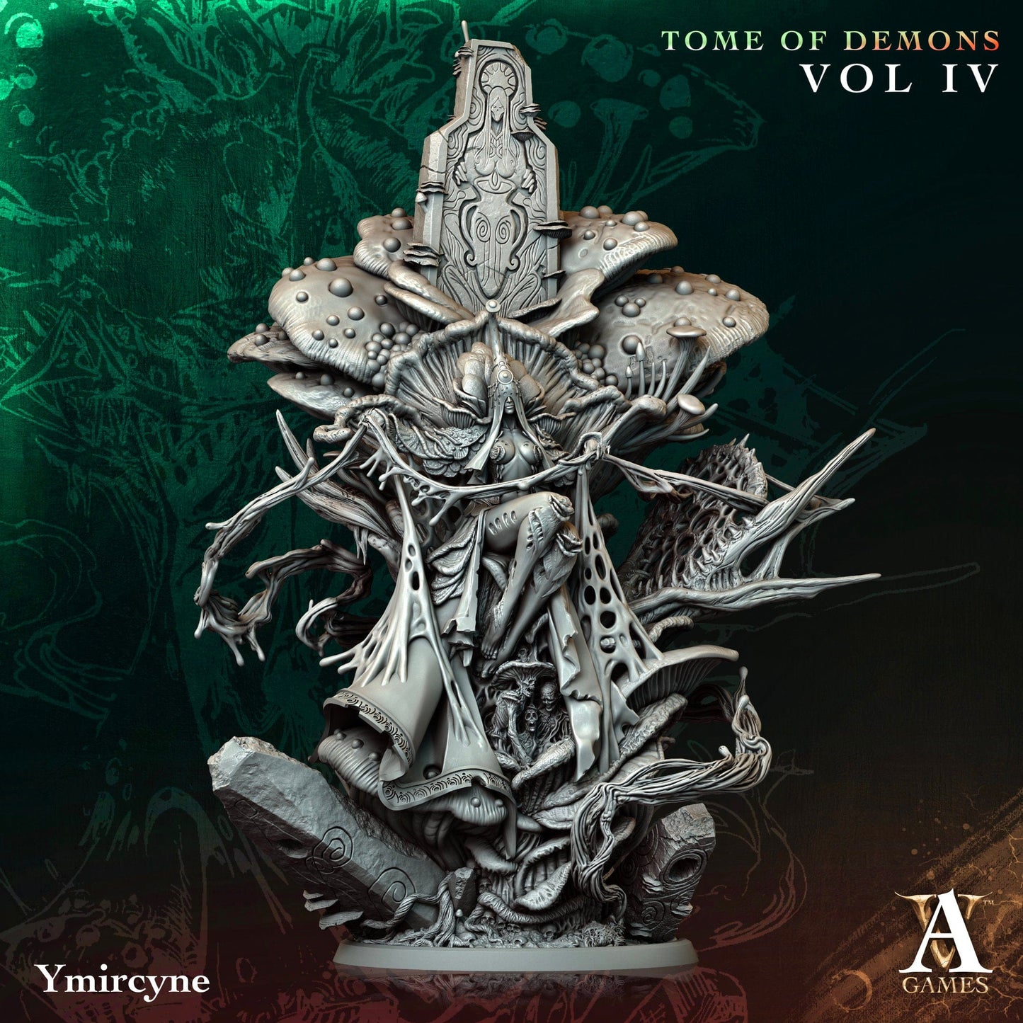 3D Printed Archvillain Games Ymircyne Tome of Demons Vol IV 28 32mm D&D - 3D Printing Boss 