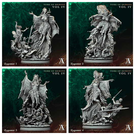 3D Printed Archvillain Games Zygomor Tome of Demons Vol IV 28 32mm D&D - 3D Printing Boss 