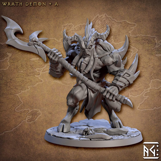 3D Printed Artisan Guild Abyss Wrath Demons Abyss Demons Set 28mm 32mm - 3D Printing Boss 