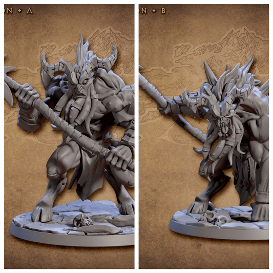 3D Printed Artisan Guild Abyss Wrath Demons Abyss Demons Set 28mm 32mm - 3D Printing Boss 