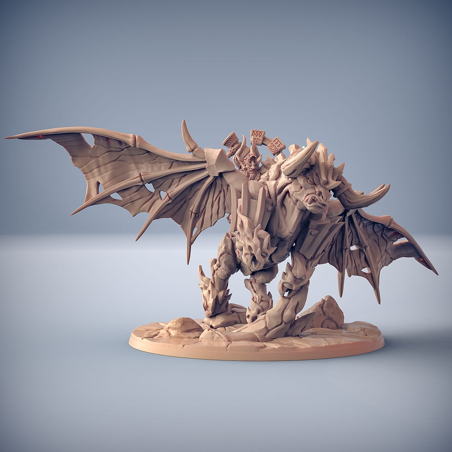 3D Printed Artisan Guild Aldeberan Firebrand Dumlok Flameseekers 28mm 32mm - 3D Printing Boss 