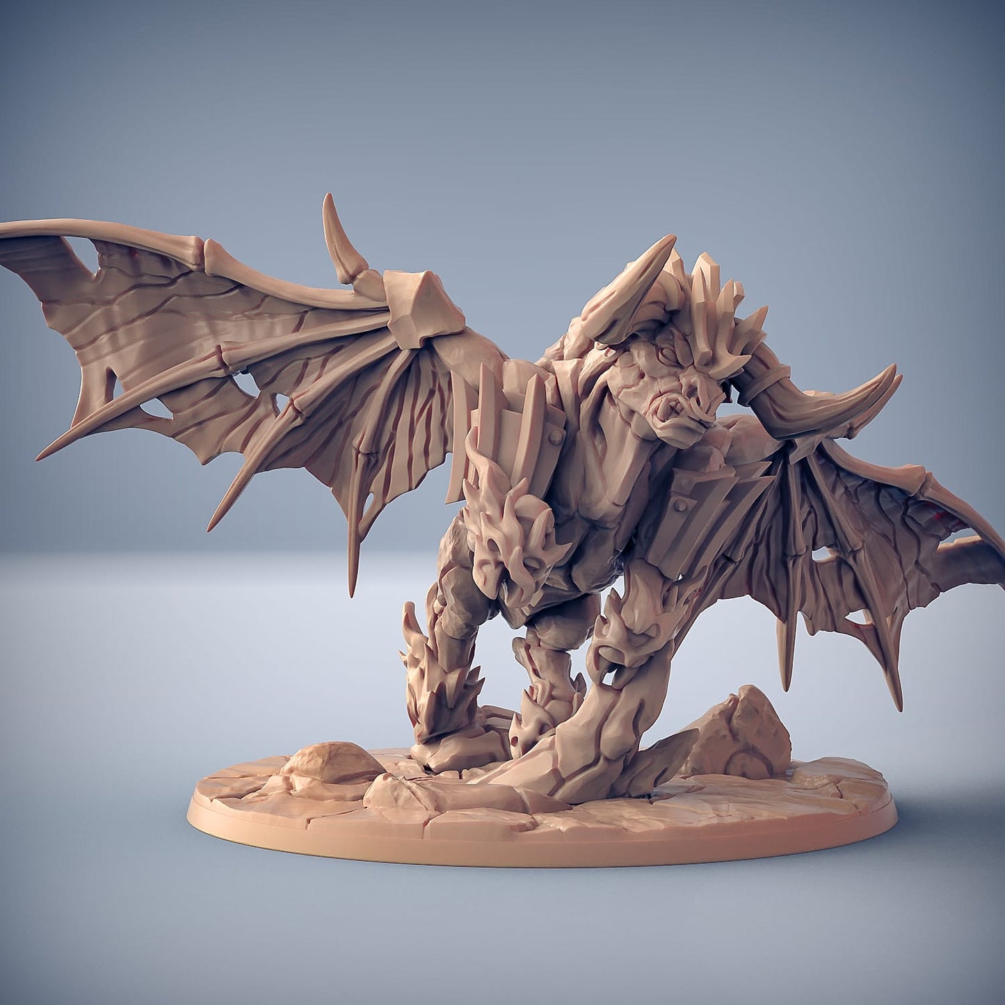 3D Printed Artisan Guild Aldeberan Firebrand Dumlok Flameseekers 28mm 32mm - 3D Printing Boss 