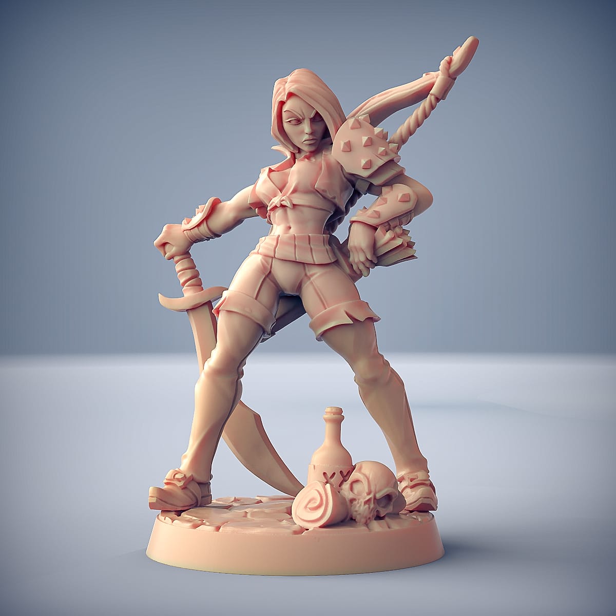 3D Printed Artisan Guild Aline the Bold Troubles in Taverns 10 Heroes Set Welcome Box 28mm 32mm - 3D Printing Boss 