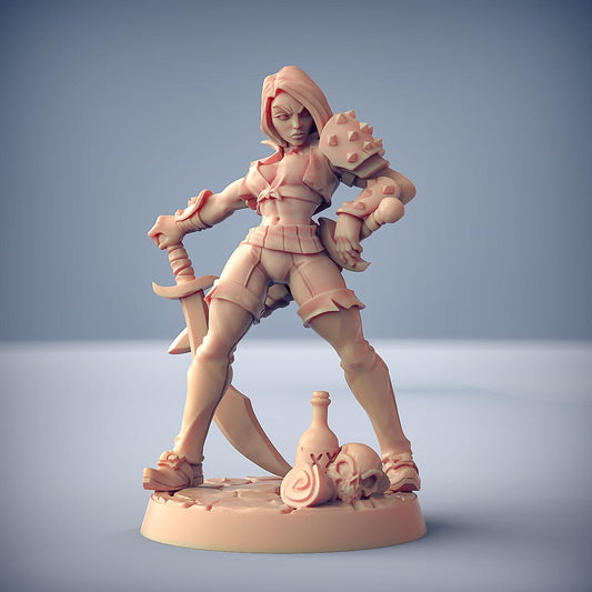 3D Printed Artisan Guild Aline the Bold Troubles in Taverns 10 Heroes Set Welcome Box 28mm 32mm - 3D Printing Boss 