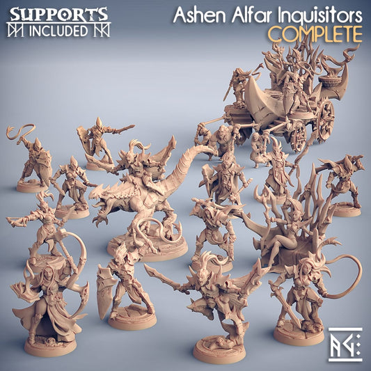 3D Printed Artisan Guild Ashen Alfar Inquisitor Weapon Racks Ashen Alfar Inquisitors 28mm 32mm - 3D Printing Boss 