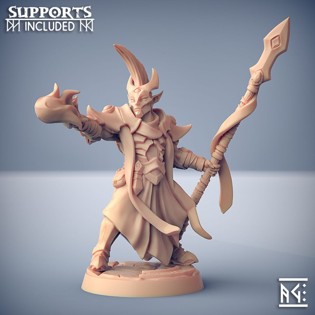 3D Printed Artisan Guild Ashen Inquisitor Set Ashen Alfar Inquisitors 28mm 32mm - 3D Printing Boss 
