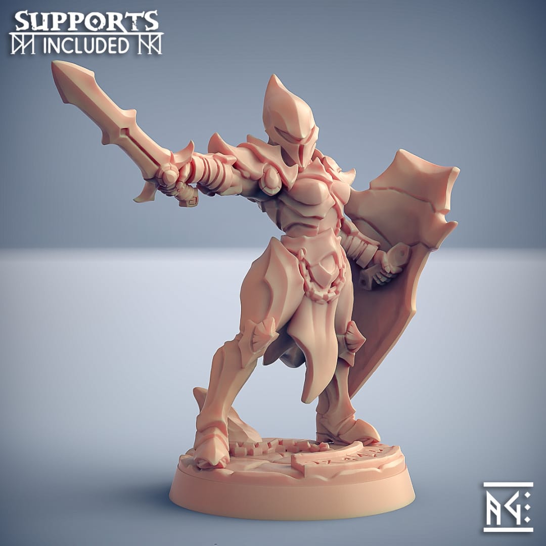 3D Printed Artisan Guild Ashen Inquisitor Set Ashen Alfar Inquisitors 28mm 32mm - 3D Printing Boss 
