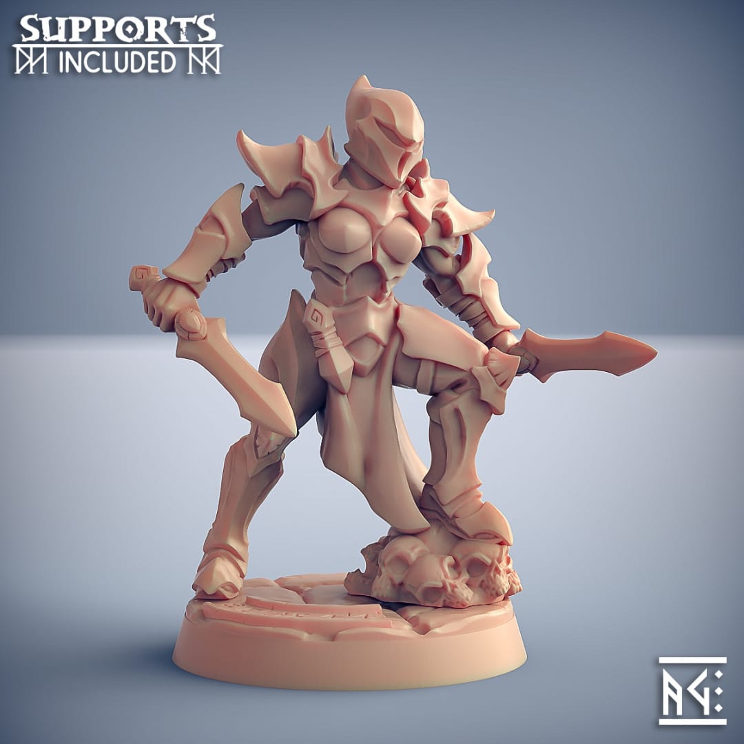3D Printed Artisan Guild Ashen Inquisitor Set Ashen Alfar Inquisitors 28mm 32mm - 3D Printing Boss 