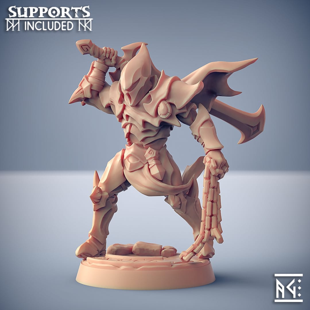 3D Printed Artisan Guild Ashen Inquisitor Set Ashen Alfar Inquisitors 28mm 32mm - 3D Printing Boss 