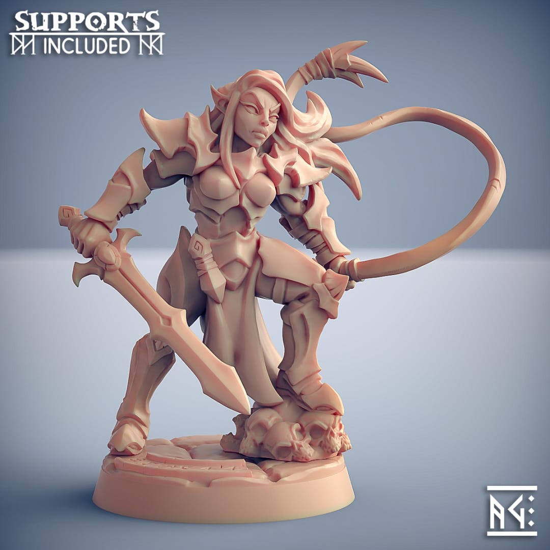 3D Printed Artisan Guild Ashen Inquisitor Set Ashen Alfar Inquisitors 28mm 32mm - 3D Printing Boss 