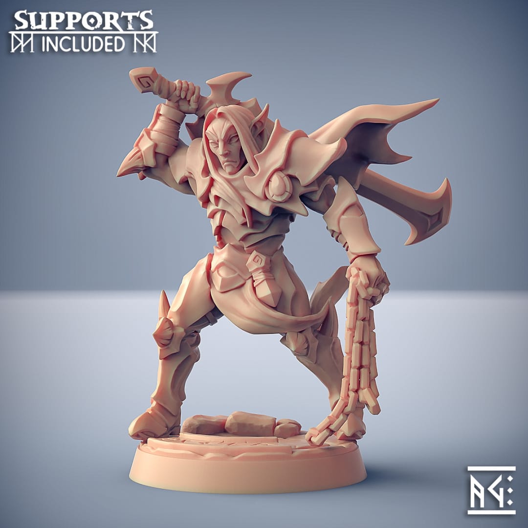 3D Printed Artisan Guild Ashen Inquisitor Set Ashen Alfar Inquisitors 28mm 32mm - 3D Printing Boss 