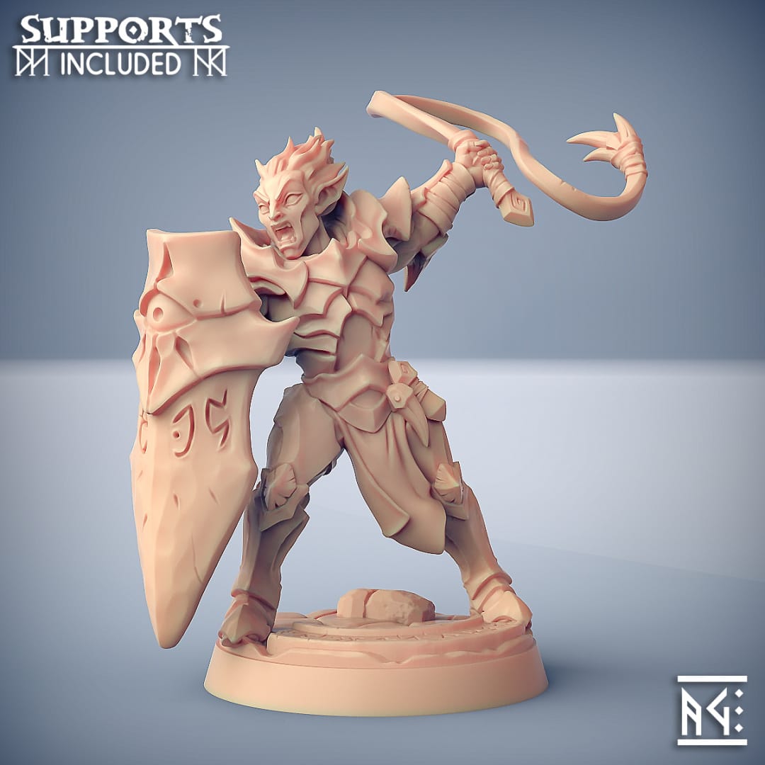 3D Printed Artisan Guild Ashen Inquisitor Set Ashen Alfar Inquisitors 28mm 32mm - 3D Printing Boss 
