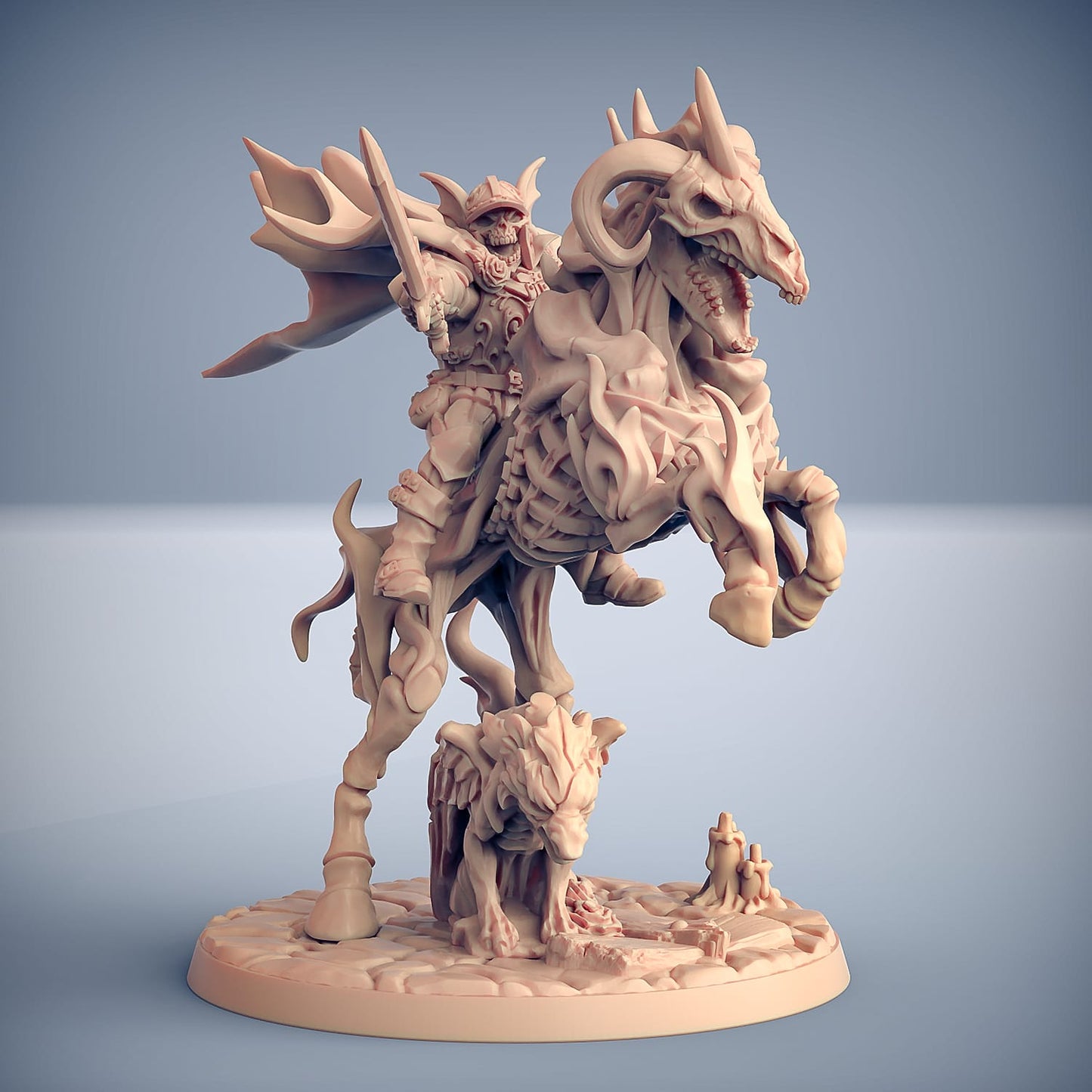 3D Printed Artisan Guild Azekiel the Nightmare Oldburg Fallen Ones 28mm 32mm - 3D Printing Boss 