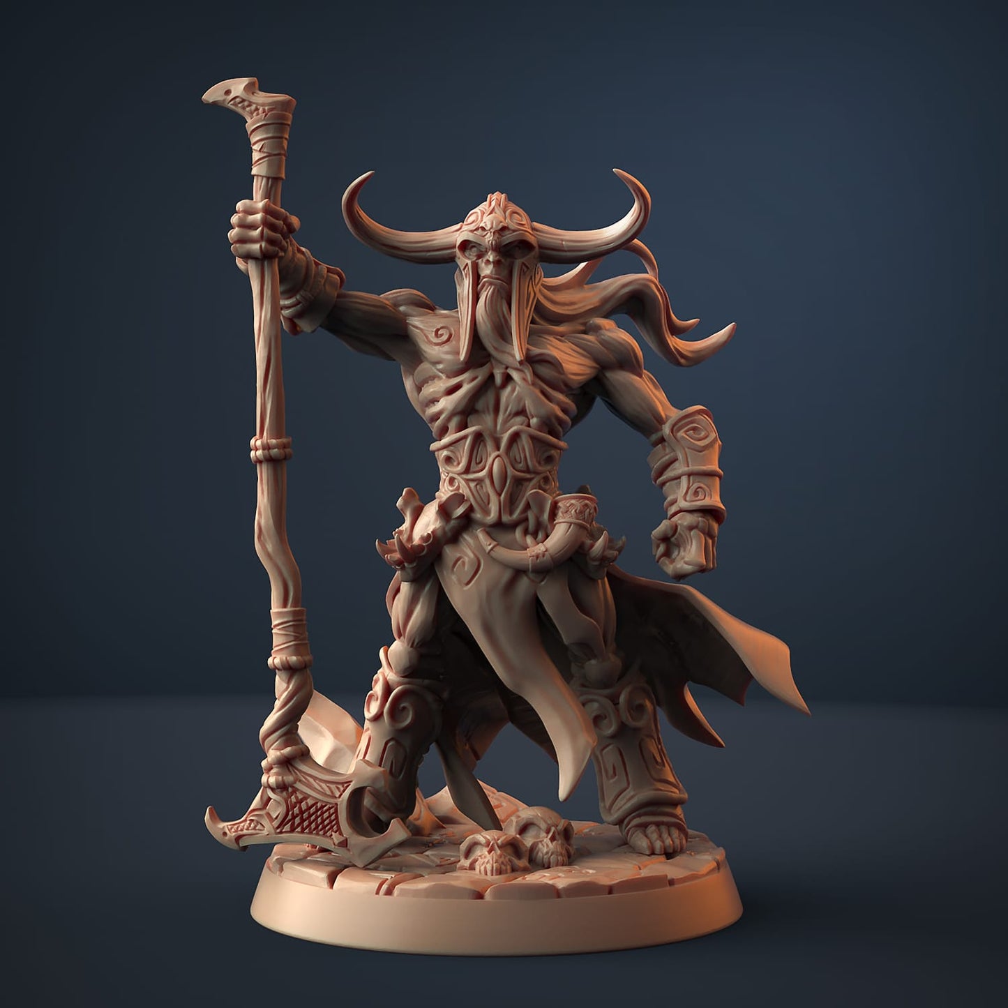 3D Printed Artisan Guild Baldur the Invincible Darkness of the Lich Lord 28mm 32mm - 3D Printing Boss 