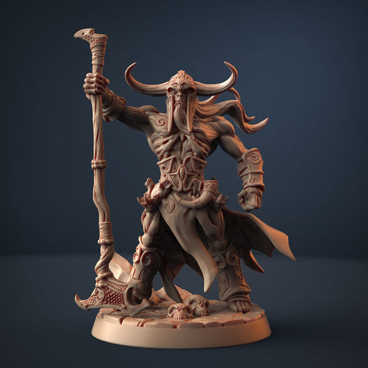 3D Printed Artisan Guild Baldur the Invincible Darkness of the Lich Lord 28mm 32mm - 3D Printing Boss 