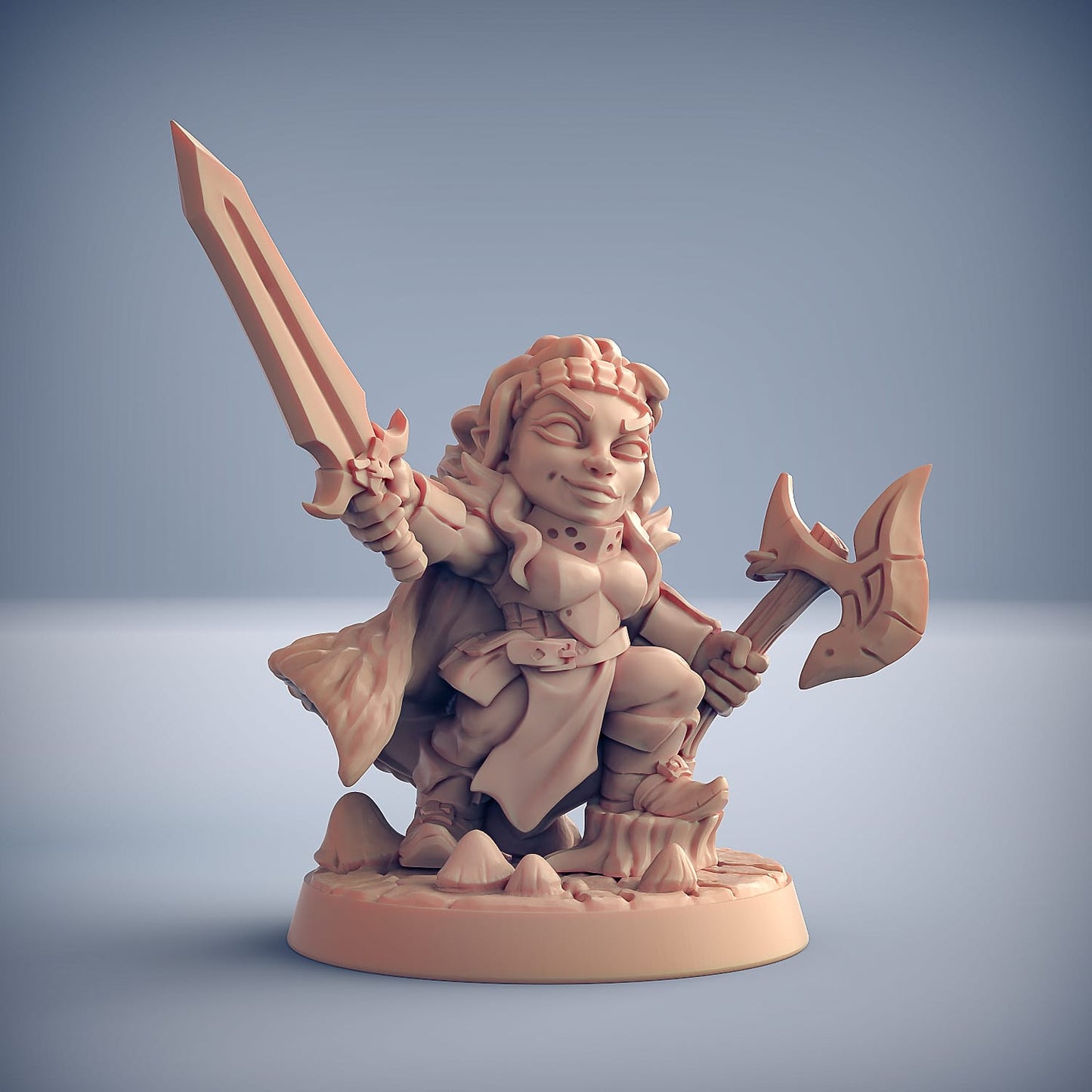 3D Printed Artisan Guild Beetroot Gnomes Set 28mm 32mm - 3D Printing Boss 
