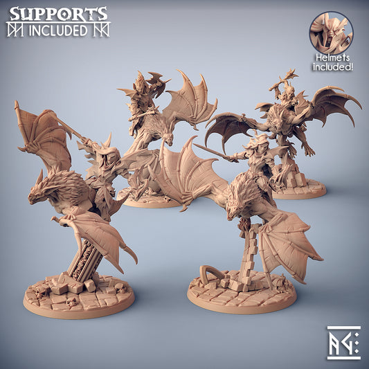 3D Printed Artisan Guild Bloodfiend Riders The Bloodhunt 28mm 32mm - 3D Printing Boss 