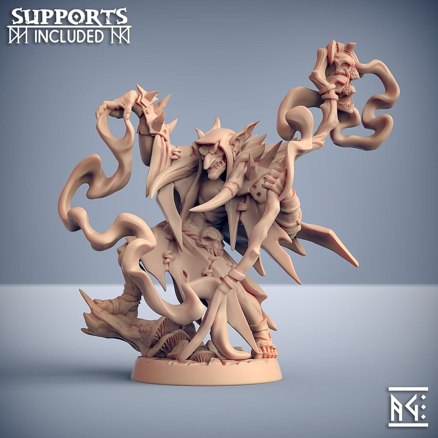 3D Printed Artisan Guild Bogtraz Murkytongue Blackrazor Hobgoblins 28mm 32mm - 3D Printing Boss 