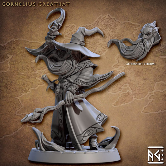 3D Printed Artisan Guild Cornelius Greathat Arcanists Guild 28mm 32mm - 3D Printing Boss 